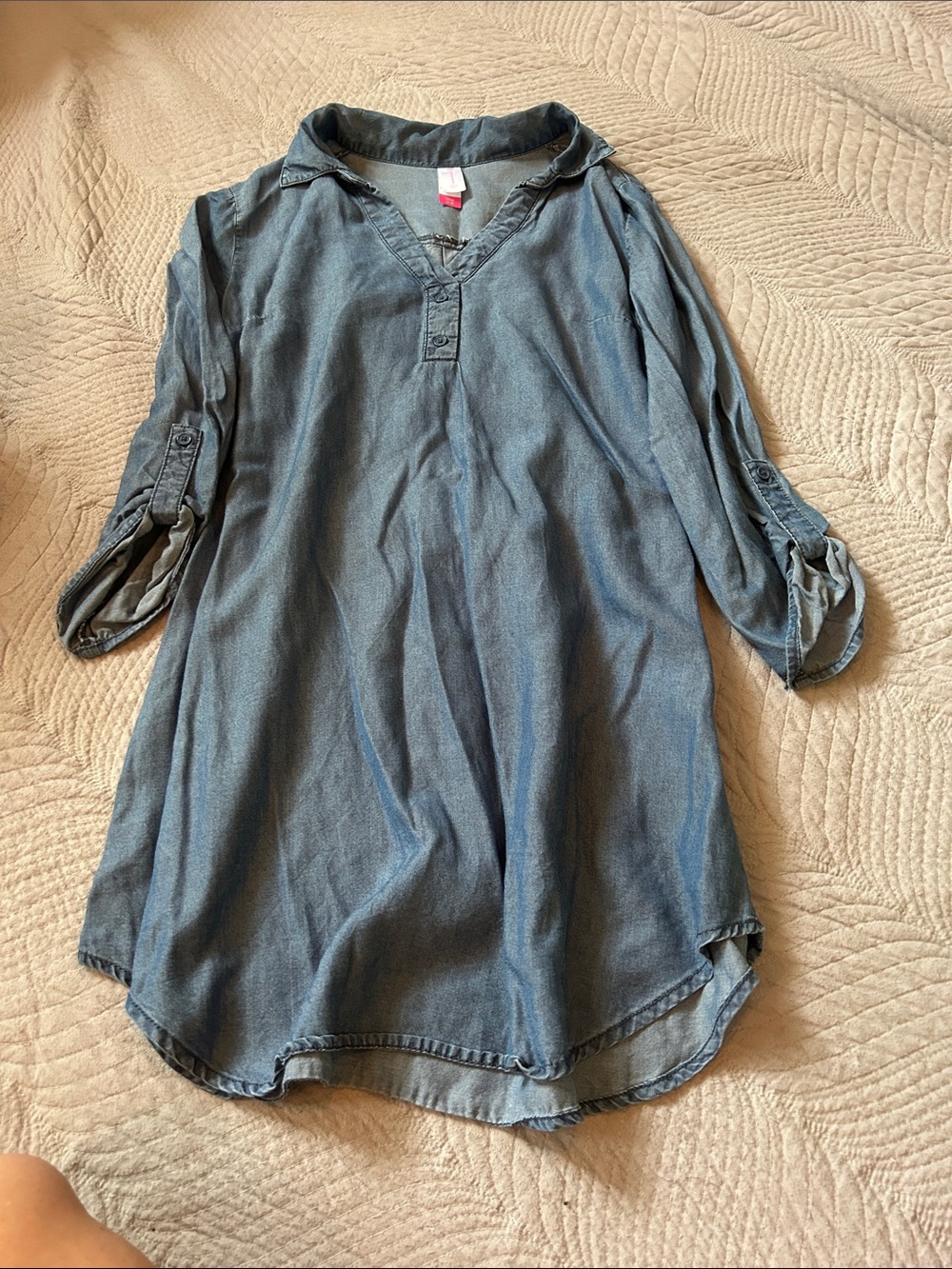 No Boundaries Thin Jean Dress